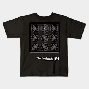 Yellow Magic Orchestra / Minimal Graphic Design Tribute Kids T-Shirt